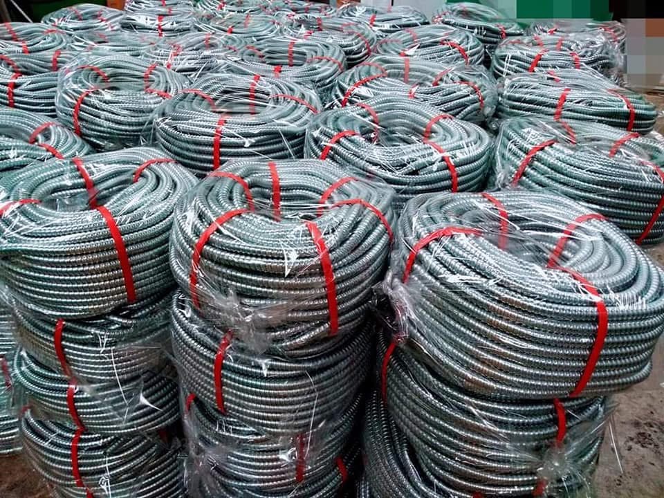 ท่ออ่อนเหล็ก 1/2 นิ้ว (Flexible Metal Conduit - FMC)